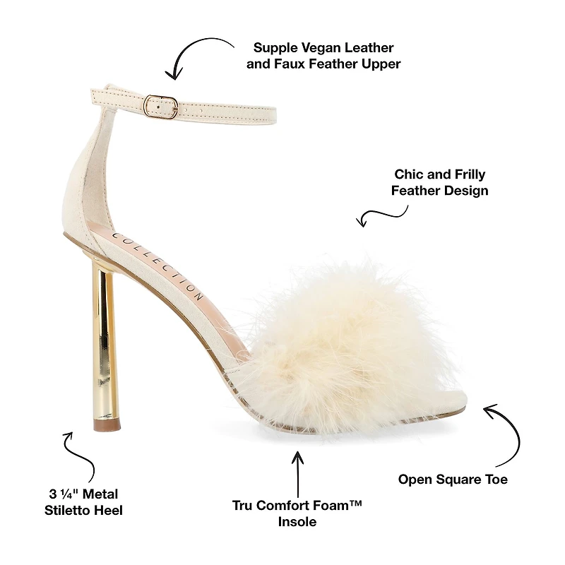 Journee Collection Odete Womens Square Open Toe Stiletto Heel Pumps