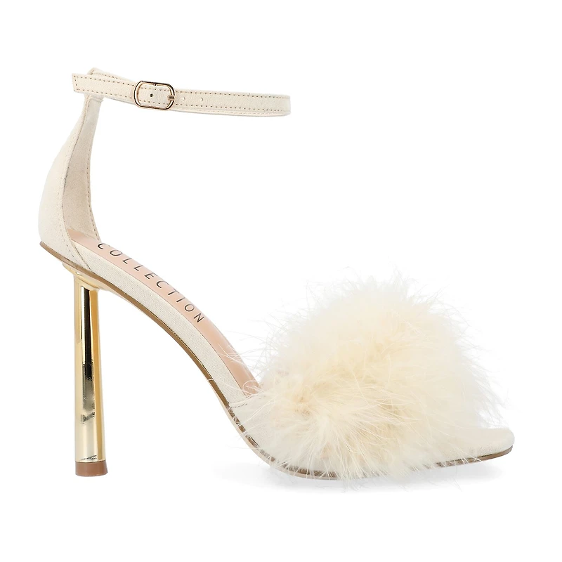 Journee Collection Odete Womens Square Open Toe Stiletto Heel Pumps