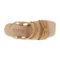 Journee Collection Womens Santorynn Wedge Sandals