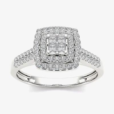 1/2 CT.T.W. Natural Diamond 14K Gold Engagement Ring