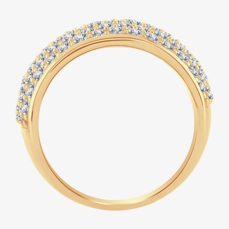 (H-I / I1) 3 CT. T.W. Lab Grown White Diamond 10K Gold Anniversary Band