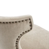 Madison Park Janet Counter Height Upholstered Swivel Bar Stool