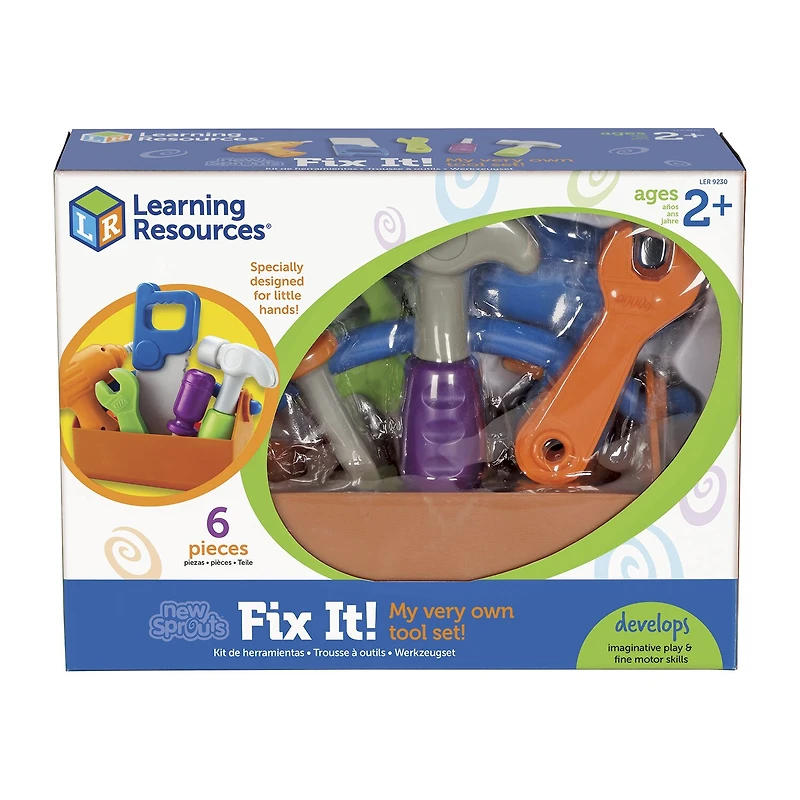 Learning Resources New Sproutsã‚® Fix It! 6-pc. Toy Tool