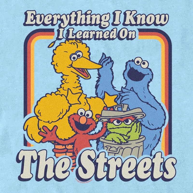 Mens Short Sleeve Sesame Street Graphic T-Shirt