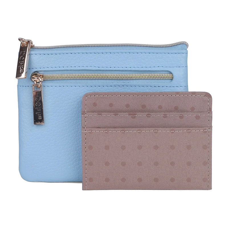 Dopp Large Id Coin Card Case Womens Rfid Blocking Wallet