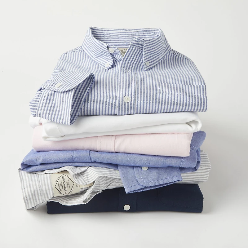 St. John's Bay Oxford Mens Long Sleeve Classic Fit Button-Down Shirt
