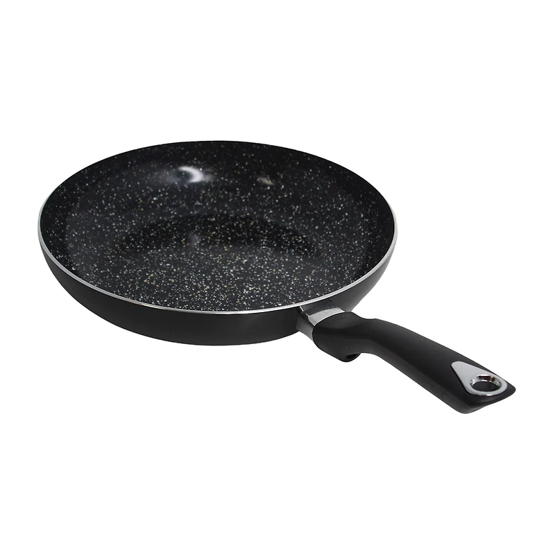 IMUSA Bistro-Cera Ceramic Speckled 10" Fry Pan with Cool Touch Handle