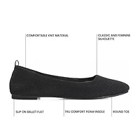 Journee Collection Maryann Womens Round Closed Toe Ballet Flats