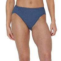 Hanes Ultimate™ Cool Comfort™ Cotton Ultra Soft Womens Average + Full Figure 6 Pack Cooling Multi-Pack High Cut Panty 43h6cc