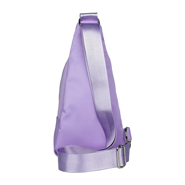 Julia Buxton Quilted Nylon Sling Bag