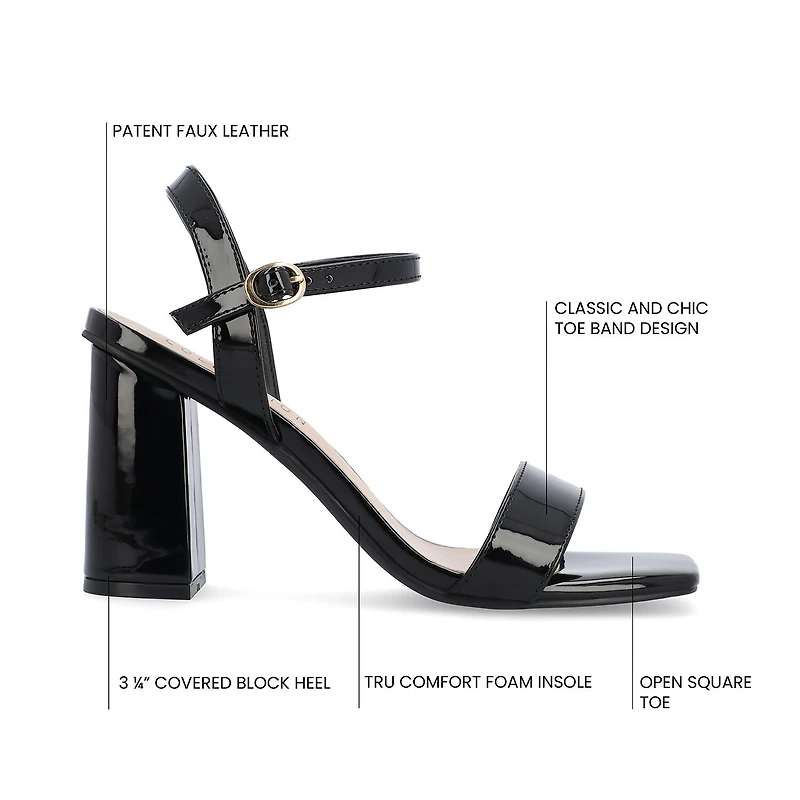 Journee Collection Womens Tivona Heeled Sandals