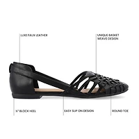 Journee Collection Ekko Womens Round Closed Toe Slip-On Shoe
