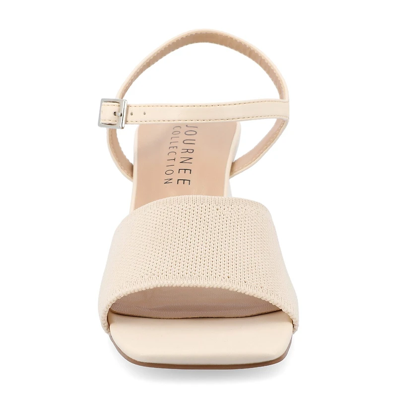 Journee Collection Womens Evylinn Heeled Sandals Wide Width