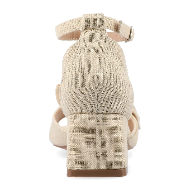 Journee Collection Womens Zevi Heeled Sandals