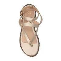 Journee Collection Womens Tangie Ankle Strap Flat Sandals