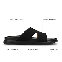 Journee Collection Womens Misey Flat Sandals