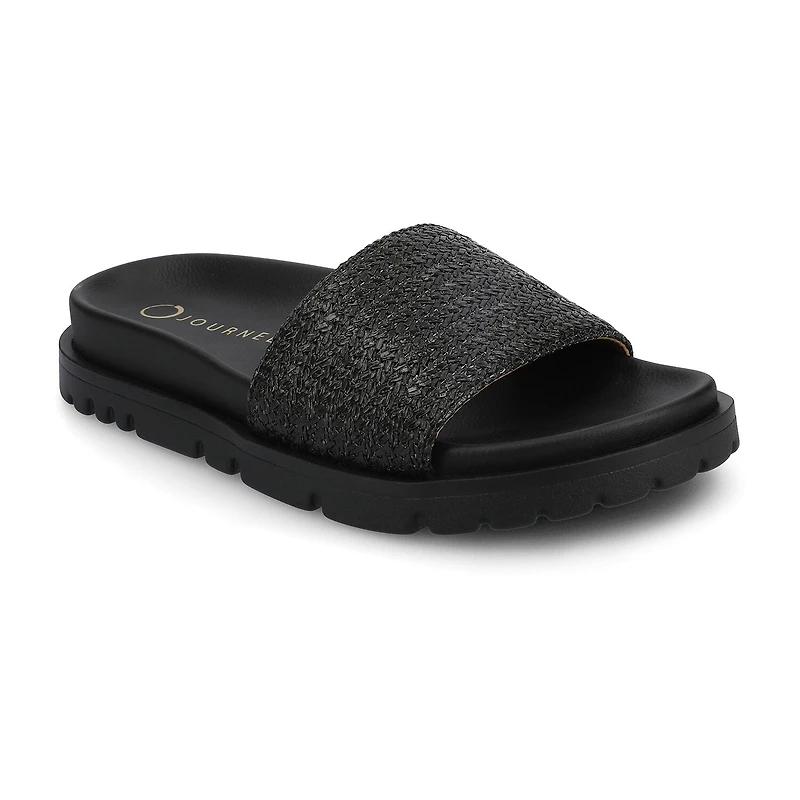 Journee Collection Womens Starr Flat Sandals