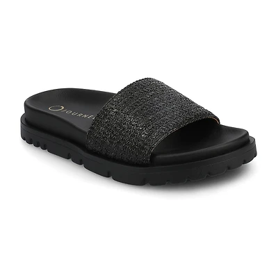 Journee Collection Womens Starr Flat Sandals