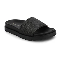 Journee Collection Womens Starr Flat Sandals