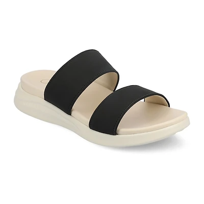 Journee Collection Womens Janis Flat Sandals