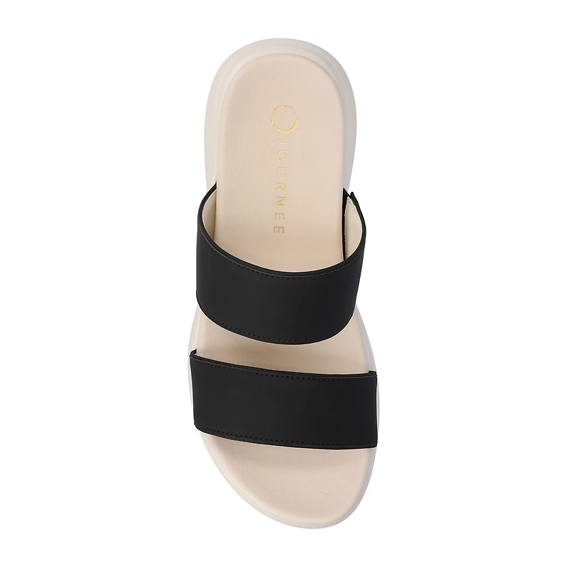 Journee Collection Womens Janis Flat Sandals