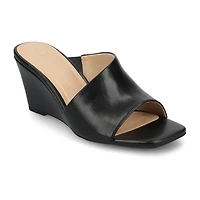 Journee Collection Womens Clementine Wedge Sandals