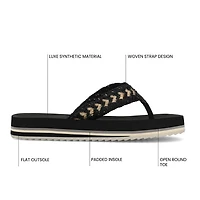 Journee Collection Womens Eloddie Flip-Flops