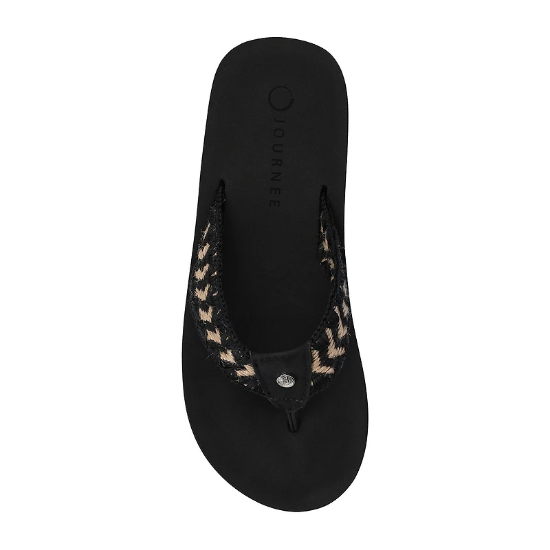 Journee Collection Womens Eloddie Flip-Flops