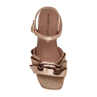 Madden Girl Roslyn Little & Big Kid Girls Square Open Toe Block Heel Pumps
