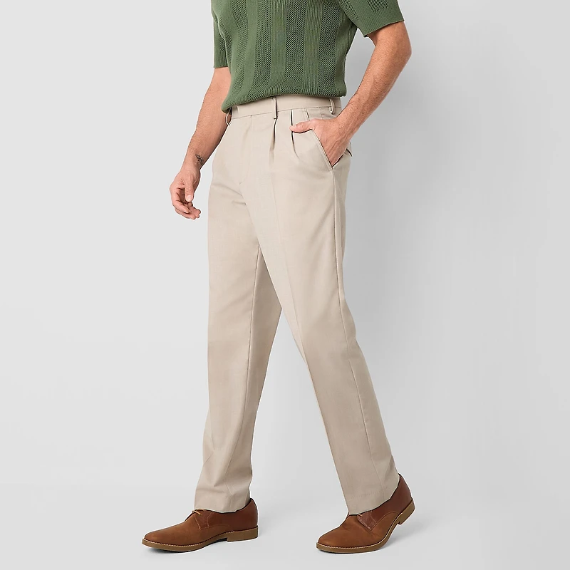 Stafford Mens Classic Fit Dress Pleated Pant