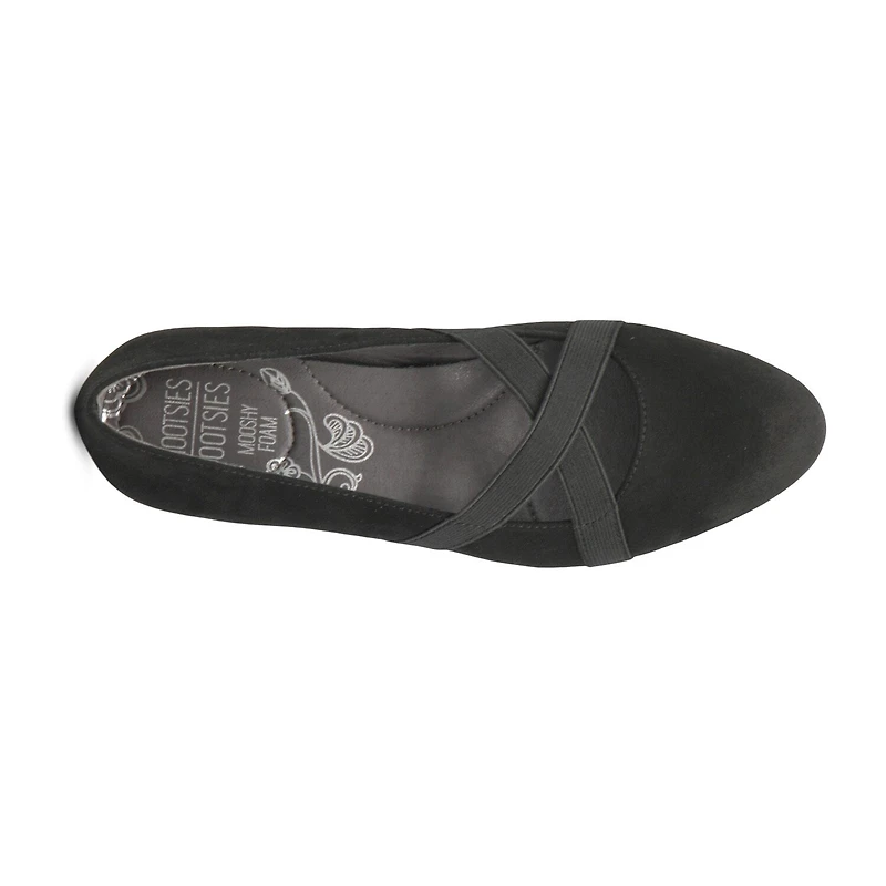 Mootsies Tootsies Kimmy Womens Almond Closed Toe Wedge Heel Pumps