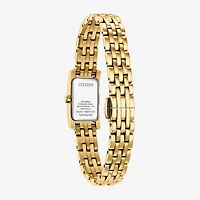 Citizen Womens Gold Tone Stainless Steel Bracelet Watch Eg7112-59d