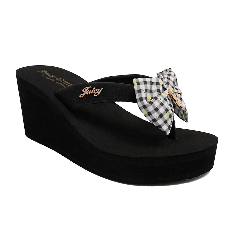 Juicy Couture Womens Undine 2 Wedge Sandals