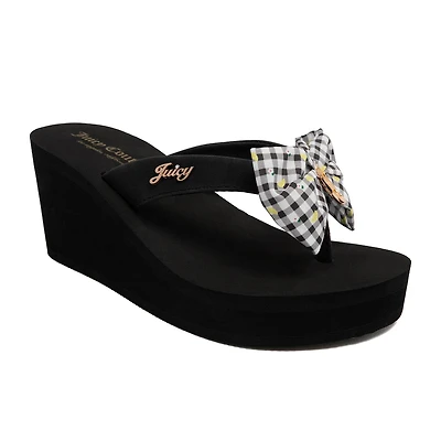 Juicy Couture Womens Undine 2 Wedge Sandals