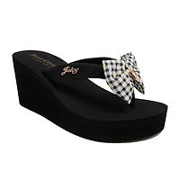 Juicy Couture Womens Undine 2 Wedge Sandals