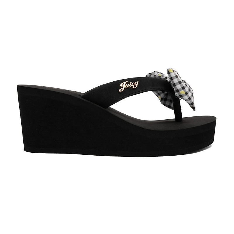 Juicy Couture Womens Undine 2 Wedge Sandals