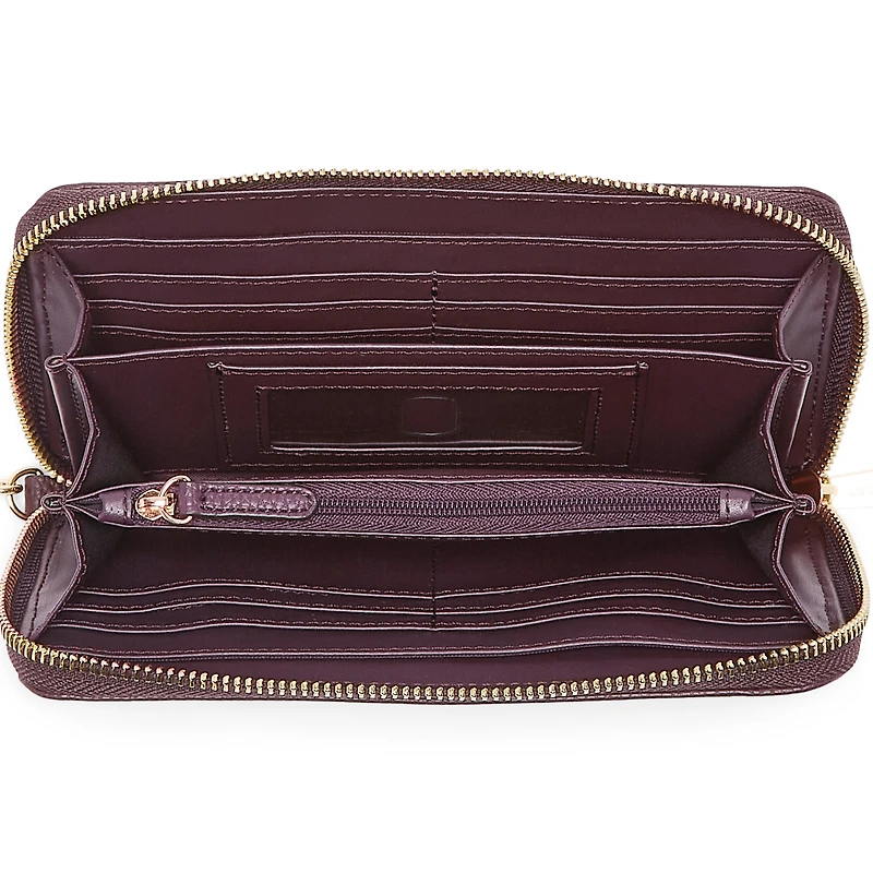 Liz Claiborne Womens Zip Around Wallet