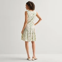 Perceptions Womens Leaf Jacket Dress