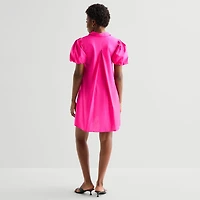 Sam And Jess Womens Short Sleeve Shift Dress