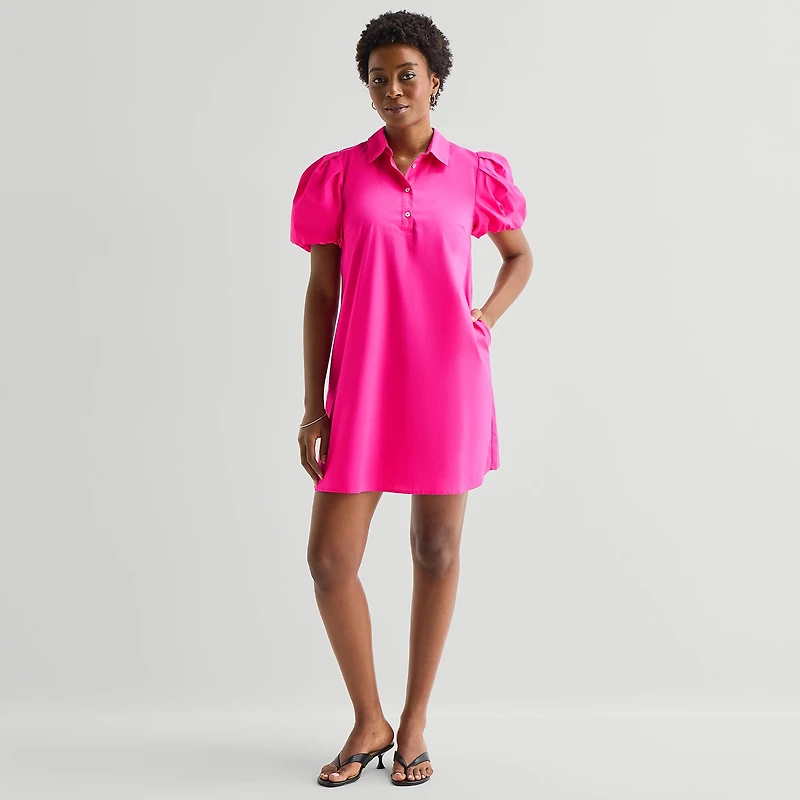 Sam And Jess Womens Short Sleeve Shift Dress