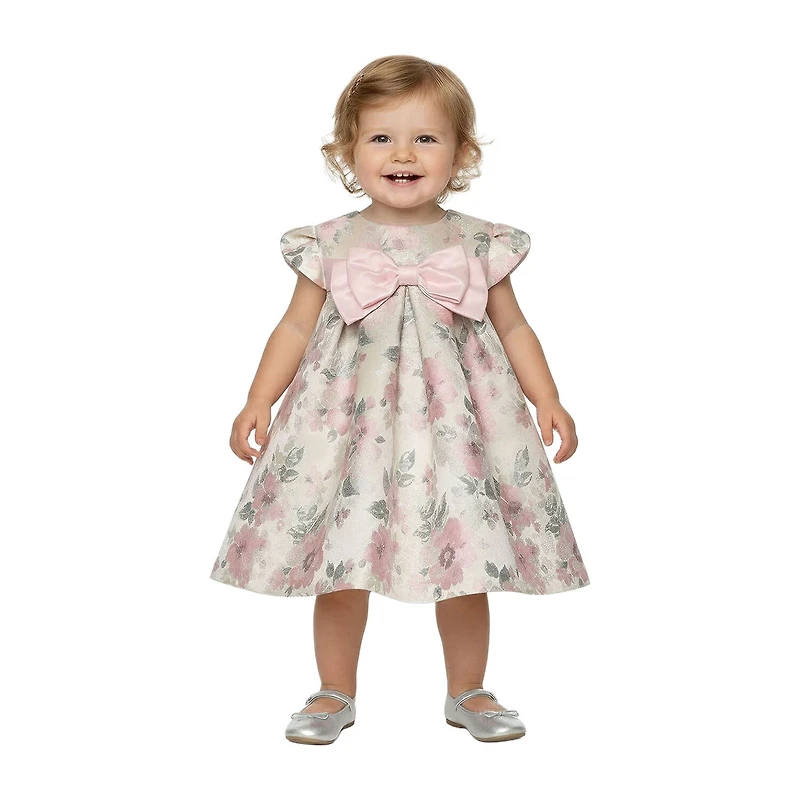 Bonnie Jean Baby Girls Short Sleeve A-Line Dress