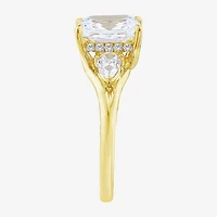 Love Lives Forever (F / Vs2) Womens 2 5/8 Ct. T.W. Lab Grown White Diamond 14K Gold Rectangular 3-Stone Engagement Ring
