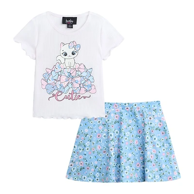 Knit Works Toddler Girls 2-pc. Skirt Set