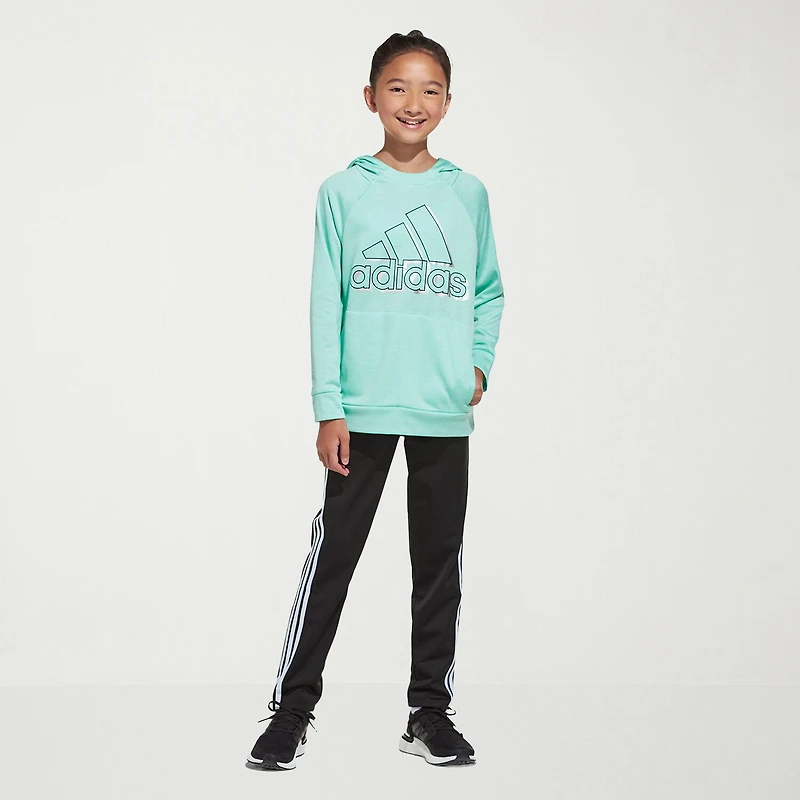 adidas Big Kid Girls Mid Rise Regular Fit Tapered Track Pant