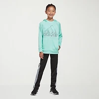 adidas Big Kid Girls Mid Rise Regular Fit Tapered Track Pant