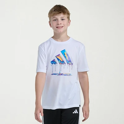 adidas Big Kid Boys Crew Neck Short Sleeve Regular Fit Graphic T-Shirt