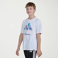 adidas Big Kid Boys Crew Neck Short Sleeve Regular Fit Graphic T-Shirt