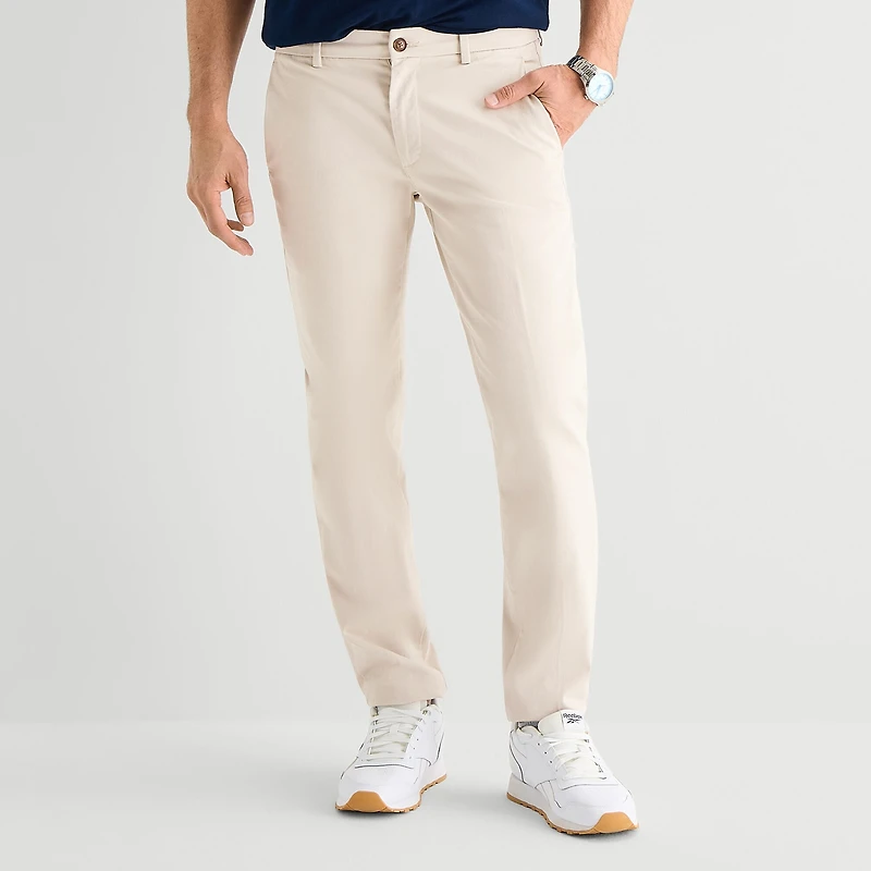 St. John's Bay Stretch Chino Mens Slim Fit Flat Front Pant