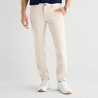 St. John's Bay Stretch Chino Mens Slim Fit Flat Front Pant