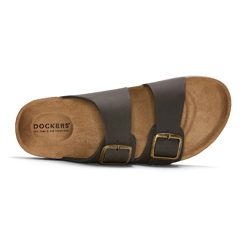 Dockers Mens Adjustable Strap Footbed Sandals